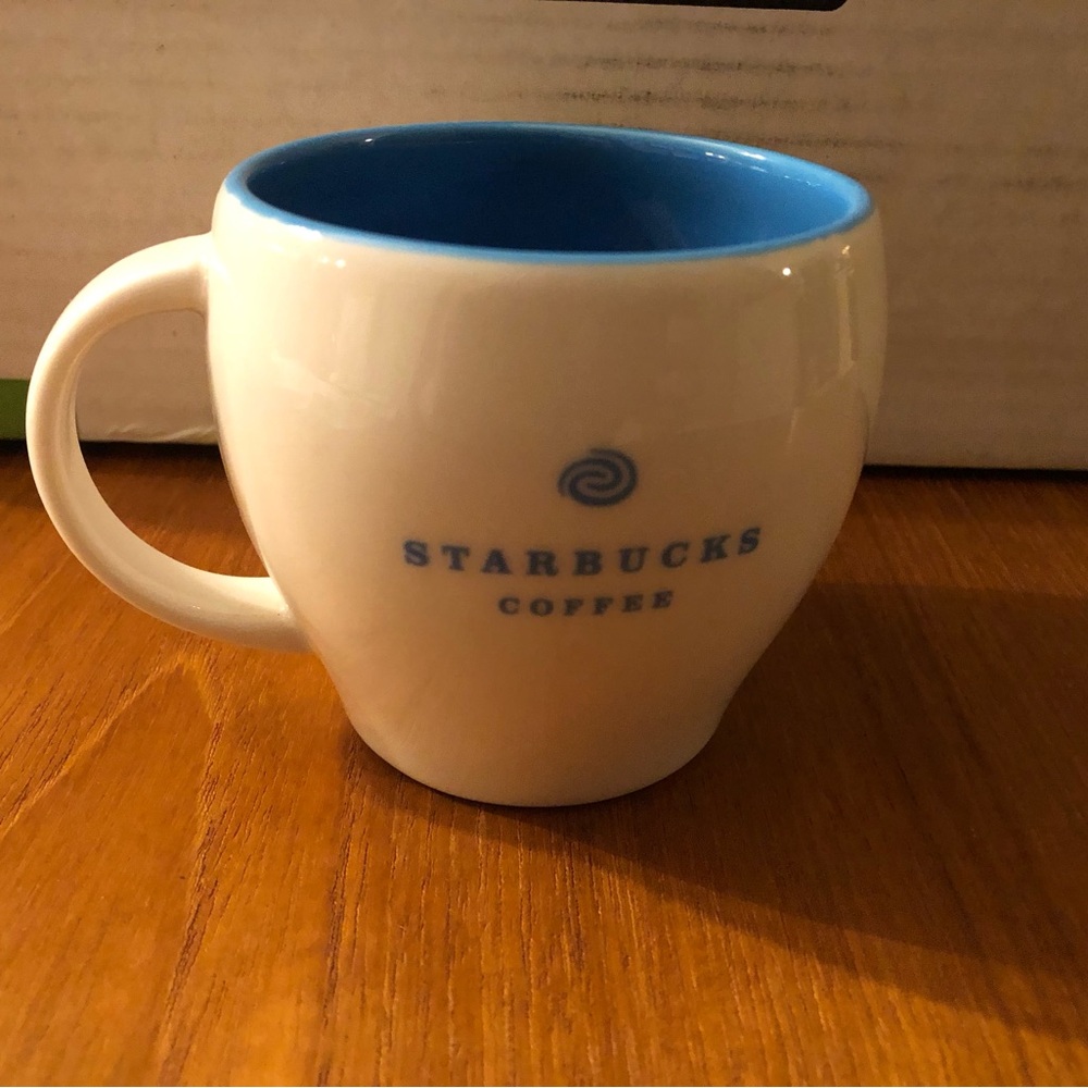 3/$40 Starbucks White and Blue Mug